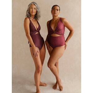 NEW Baiia Swim Monroe Reversible Bikini Bottom + Wrap Top Swimsuit Set 10